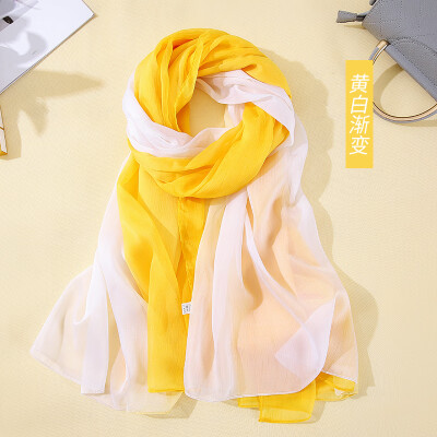 

Spring&summer new gradient wild beach towel Korean fashion scarf high-grade soft sunscreen scarf shawl dual-use female