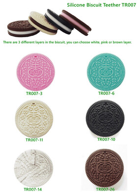 

Natural Organic Funny Baby Silicone Cookie Chocolate TeetherTeething Pendant Chew ToyChristmas Tree Silicone Baby Teether