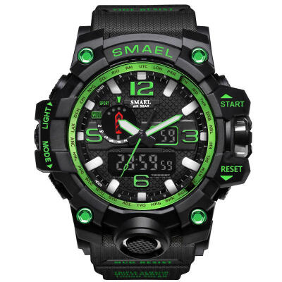 

SMAEL Sport Watches For Men Waterproof Digital Watch LED Mens Wristwatch Clock Man 1545 Montre Homme Big Men Watches