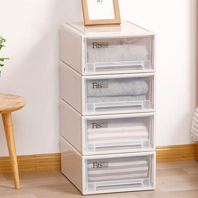 

Jinghuisi create JH0824 drawer storage box  plastic desktop debris drawer office clothing thickening wardrobe storage box clothes toy storage box storage box storage box large