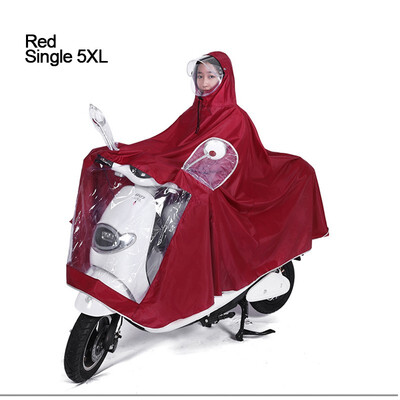 

Motorcycle Hooded Raincoat Bicycle Rain Capes Bike Rainsuit Portable Travel Camping Ponchos PVC Glue Raincoat
