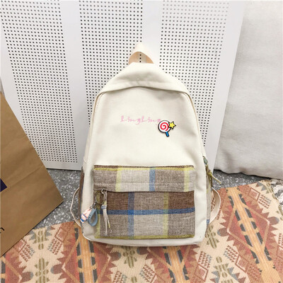 

Ins wind bag female Korean high school students small fresh mori ancient feeling girl rucksack backpack backpack