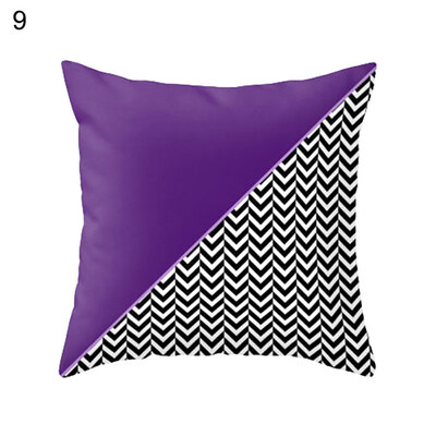 

Purple Style Tree Letters Printed Pillow Case Cushion Cover Home Sofa Car Decor