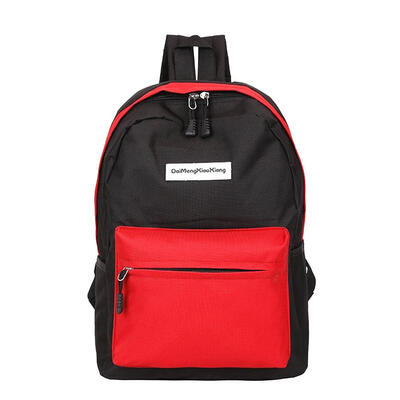 

Fashion Girls Canvas Hit Color Backpack Preppy School Bags Shoulder Bag