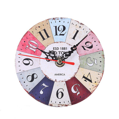 

Gobestart Vintage Style Antique Wood Wall Clock for Home Kitchen Office