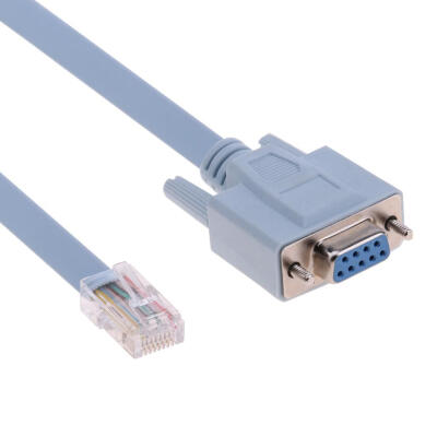 

RJ45 Male to DB9 Female 15m Network Console Cable for Cisco Switch Router