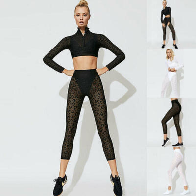 

2Pcs Womens Sport Gym Yoga Vest Bra Sports Legging Pants Ladies Outfit Wear Set