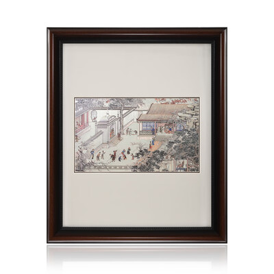 

HUANGCHENGGONGFANG Silver Foil Painting - December Decree Decoration 14446