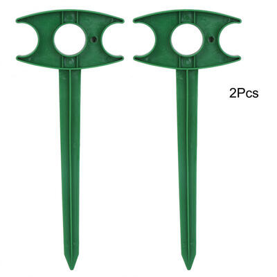 

Greensen 2Pcs Greenhouse Bracket Insect Proof Net Fixing Pegs Plastic Piles Fixed Accessories