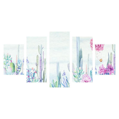 

Frameless HD Print Canvas Paintings 5 Piece Plants Wall Art Pictures Decor
