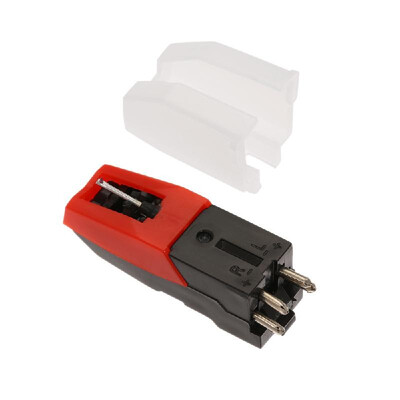 

1 Pc Vinyl Recorder Cartridge with Needle Stylus Replacement for Record Player w Protect Cover