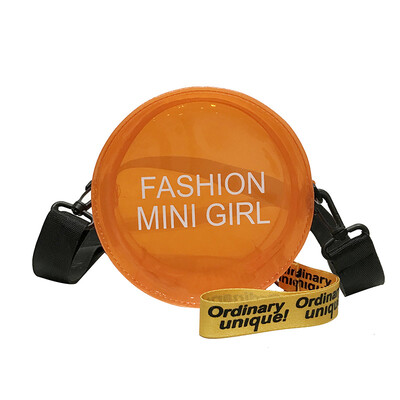 

Transparent Women crossbody Bag Female Round Jelly Messenger Bag Summer 2019 Simple Clear Cute Small Square Circular Fashion Bag