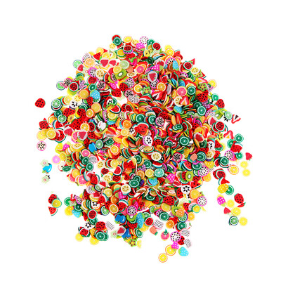 

1000Pcs 3 Series Of Fimo clay jewelry 3D nail decorative stickersTotal