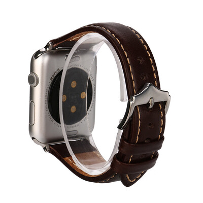 

〖Follure〗Replacement Leather Watch Bracelet Strap Band For Apple Watch Series 123 42mm