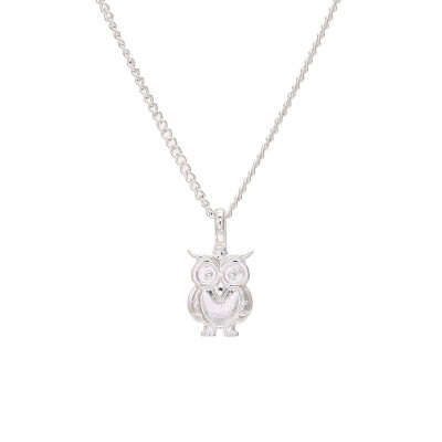 

Fashion Jewelry Hot New Arrived Wisdom Owl Pendant Necklace For Women Gift