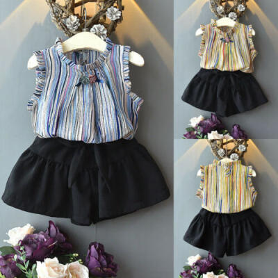 

Newborn Baby Girl Clothes Clothing Suits Outfits Set Floral Tops T-shirt Pants