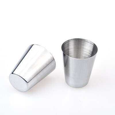 

Siaonvr New 6pcs Stainless Steel Cup Drinking Coffee Tea Tumbler Camping Mug