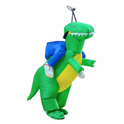 

3D Stand Riding Inflatable Dinosaur Costume Halloween Dress Cosplay Suit