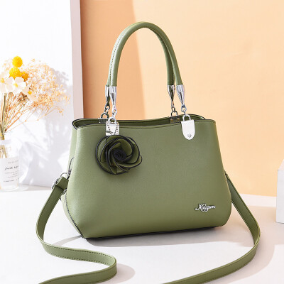 

New temperament casual flower handbags wild basic flower flower shoulder bag shoulder bag mother bag