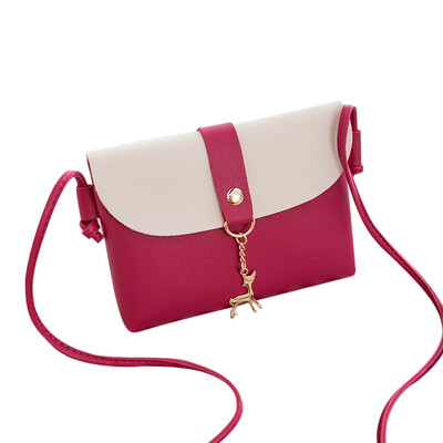 

Women Small Messenger Bags Vintage Mini Crossbody Bags With Deer Pendant Laice Shoulder Bag Phone Bags Handbag T10