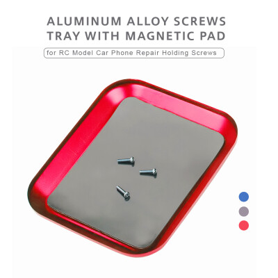 

Aluminum Alloy Screws Tray with Magnetic Pad for RC Model Phone Repair Holding Screws Traxxas Hsp Redcat Rc4wd Tamiya Axial Scx10