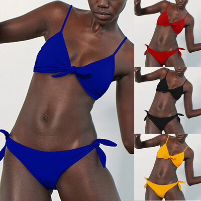 

Roseonmyhand Women Sexy Patchwork Bikini Push-Up Pad Swimwear Swimsuit Beachwear Set