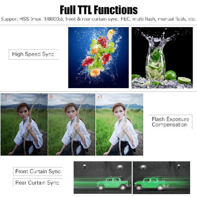 

Godox Thinklite TT350O Mini 24G Wireless TTL Camera Flash Master & Slave Speedlite 18000s High Speed Sync for Olympus E-M10II E