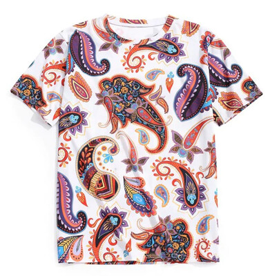 

Toponeto Men Summer Fashion Casual Printing Short-Sleeve Plane-Moom T-Shirt Top Blouse