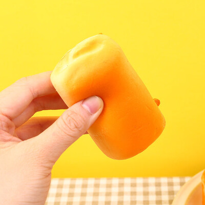 

Siaonvr Mini Simulation Food BreadSlow Rising Scented Stress Reliever Toy