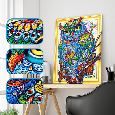 

Siaonvr Special Shaped Diamond Painting DIY 5D Partial Drill Cross Stitch Kits Crystal R