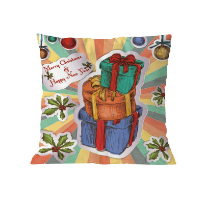 

Tailored Merry Christmas Cushion Cover Square Pillow Case Home Decor