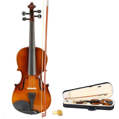 

Ktaxon New Music Profession Acoustic Violin 34 Size Natural Case Rosin Bow
