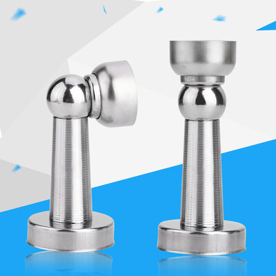 

New Heavy Duty Stainless Steel Strong Magnetic Door Stopper Powerful Bedroom Doorstop Door Stopper Doorstops