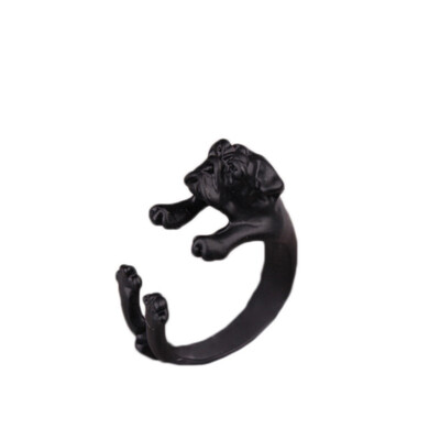 

2019 Popular 2pcs Unisex Cute Animal Personality Rings Opening Ring Fashion Accessories