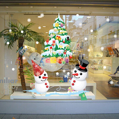 

Christmas Art Removable Home Window Store Wall Sticker Home Decor