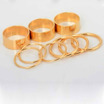 

New Simple joint rings sets fashion rings nine wrapped Trend ringsIndividually Handmade sets of