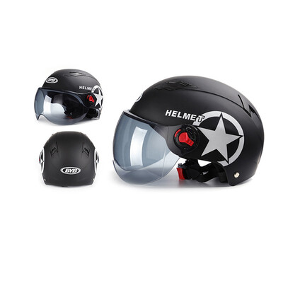 

Bike Motorcycle Half Face Helmet Sunscreen Ultraviolet-proof Protective Unisex Protective Gears Motorcycle Accessories