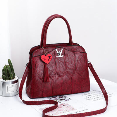 

Ladies bag 2019 new European&American big bag elegant fashion trend handbag shoulder handbag