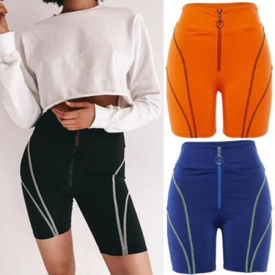 

Women Push Up Leggings Zipper Yoga Apparel Anti Cellulite Scrunch Pants Shorts