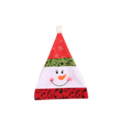 

〖Follure〗New Christmas Holiday Stars Print Xmas Cap For Santa Claus Gifts Nonwoven Cap
