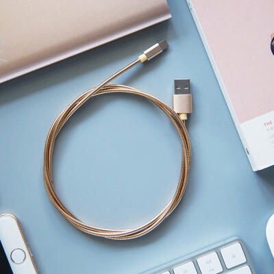 

JS USB 8pin Lightning Charging Data Sync Cable For IPHONE Metal Braided Mobile Phone Cable