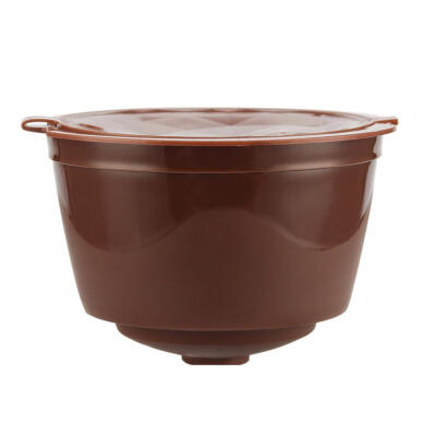 

Plastic Refillable Reusable Coffee Capsule Filters Compatible with Dolce