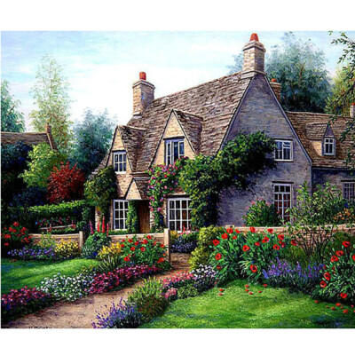 

Toponeto 5D Embroidery Paintings Rhinestone Pasted DIY Diamond Painting Cross Stitch