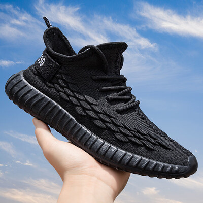 

Mens sports shoes flying woven fish scales mens shoes mesh mens shoes