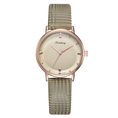 

Korean fashion trend casual personality candy color PU with quartz