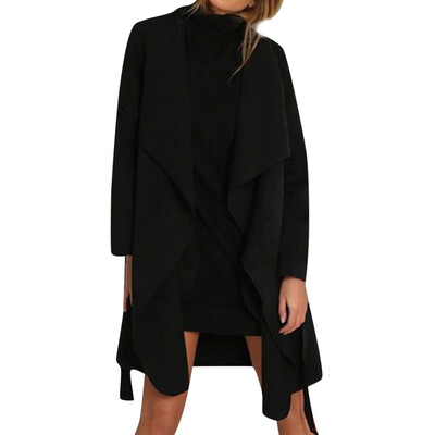 

Toponeto Women Ladies Long Sleeve Cardigan Coat Suit Top Open Front Jacket Outwear BKL