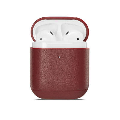 

Universal Leather Earphone Earbuds Case Storage Box For Airpods 1 2