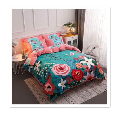 

New secret garden cotton bed four sets of supplies