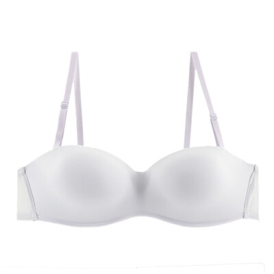 

Toponeto Smooth Large Bra With Slip-proof Thin Half-cup Traceless Invisible Underwear