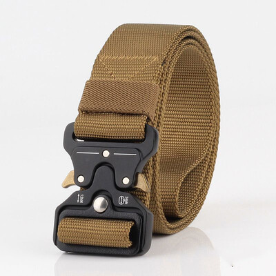 

New Nylon military tactical belt Metal insert buckle unisex Training belts for Men&Woman High quality strap